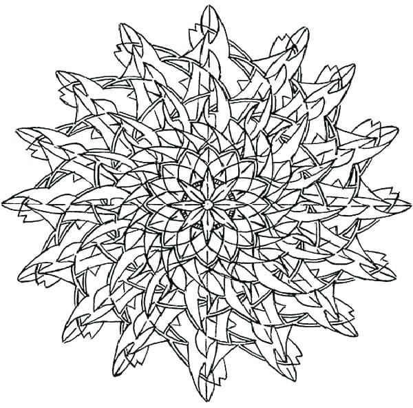 600x592 Very Difficult Coloring Pages Super Hard Coloring Pages For Adults