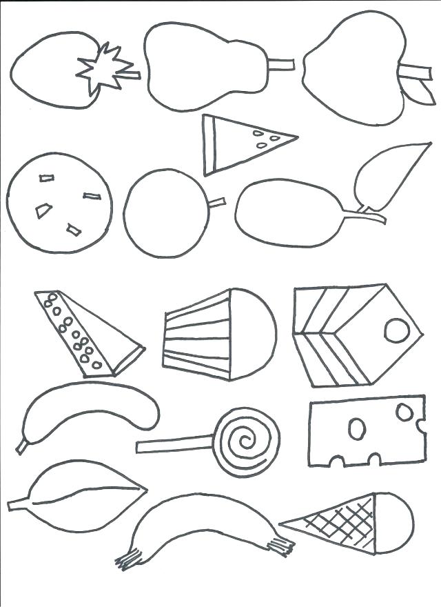 640x880 Very Hungry Caterpillar Coloring Page Also The Very Hungry