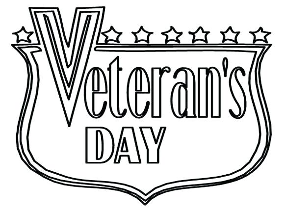 583x430 Veterans Day Coloring Pages Printable