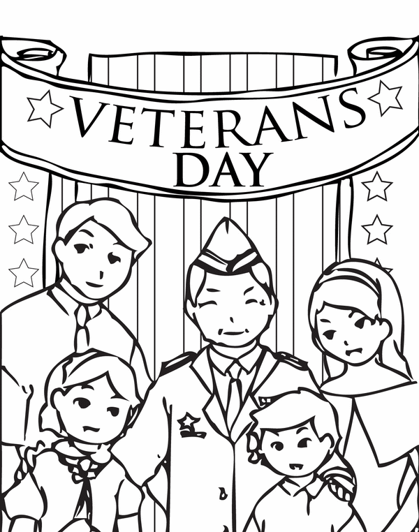 600x762 Best Veterans Day Coloring Pages Free Printable