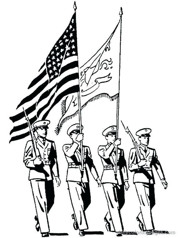 570x760 Veterans Day Coloring Sheet