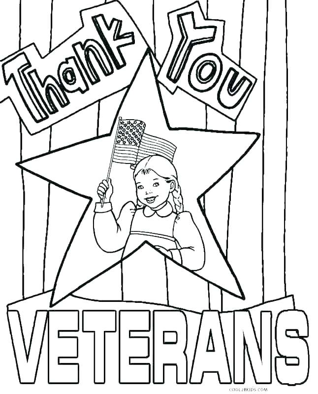 646x800 Veteran Day Coloring Pages