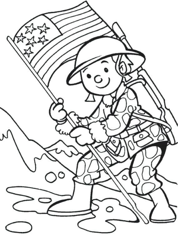570x755 Add Fun Veterans Day Coloring Pages For Kids Coloring Pages