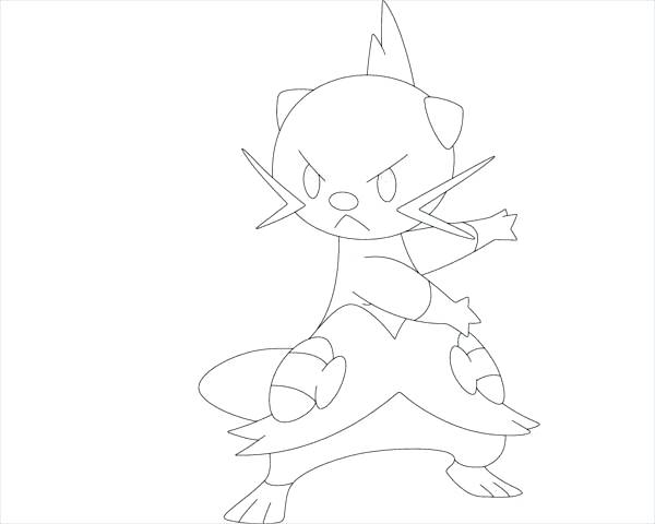 600x480 Pokemon Black And White Colouring Pages Idea Printable Coloring