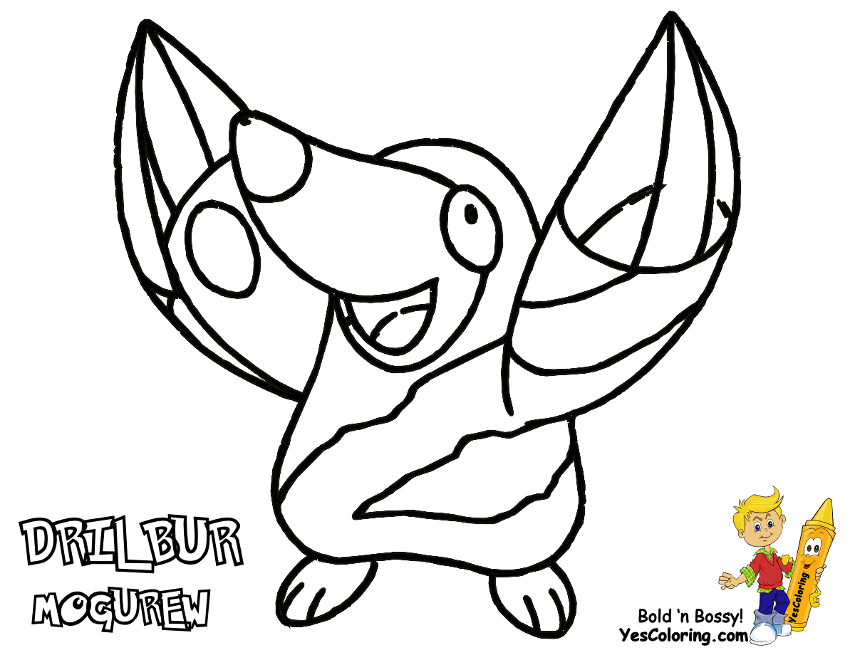 1200x927 Powerhouse Pokemon Coloring Pages To Print Yescoloring Free
