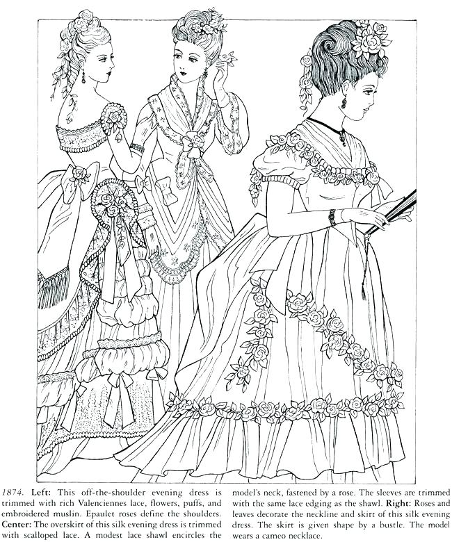 650x780 Victorian Coloring Pages Coloring Pages Coloring Pages Fashion
