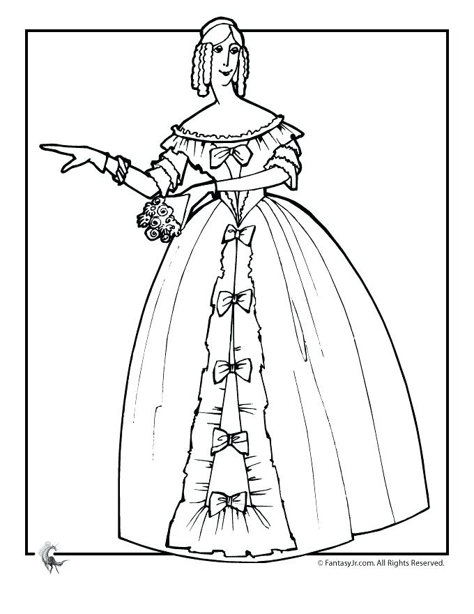 680x880 Victorian Coloring Pages Woman Printable Hard Coloring Pages