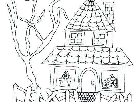 440x330 Victorian Coloring Pages Coloring Pages Houses House Coloring