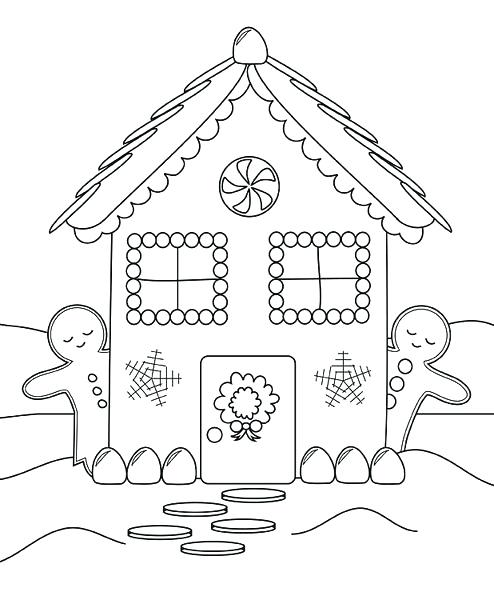 494x611 Coloring Pages Of Houses House Coloring Pages Inside House