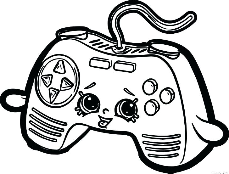 728x553 Video Game Coloring Pages For Adults