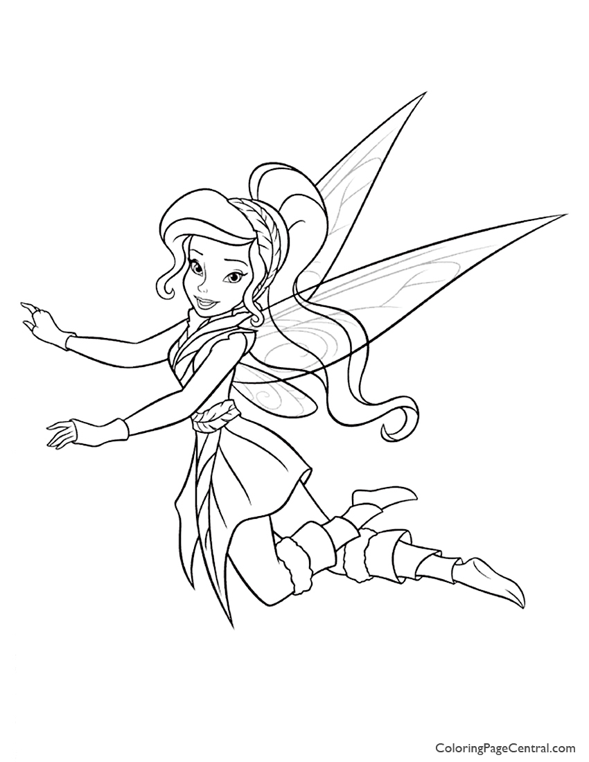 850x1100 Tinkerbell Vidia Coloring Page Coloring Page Central