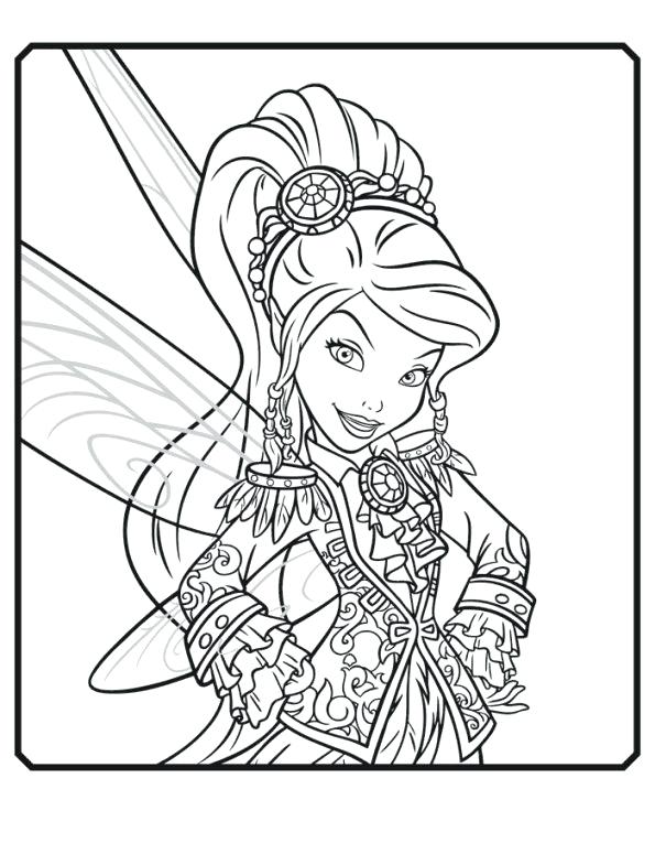 595x775 Kids N Coloring Pages Of Pirate Fairy Coloring Pages Vidia