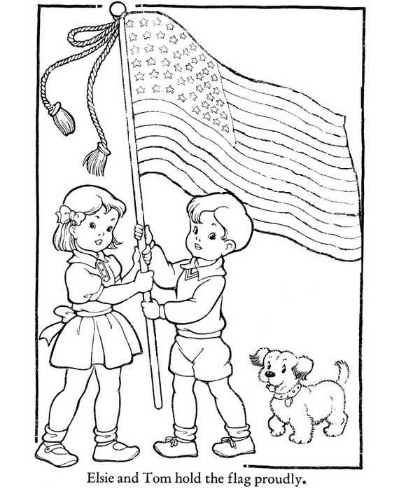 570x698 Independence Day Coloring Pages
