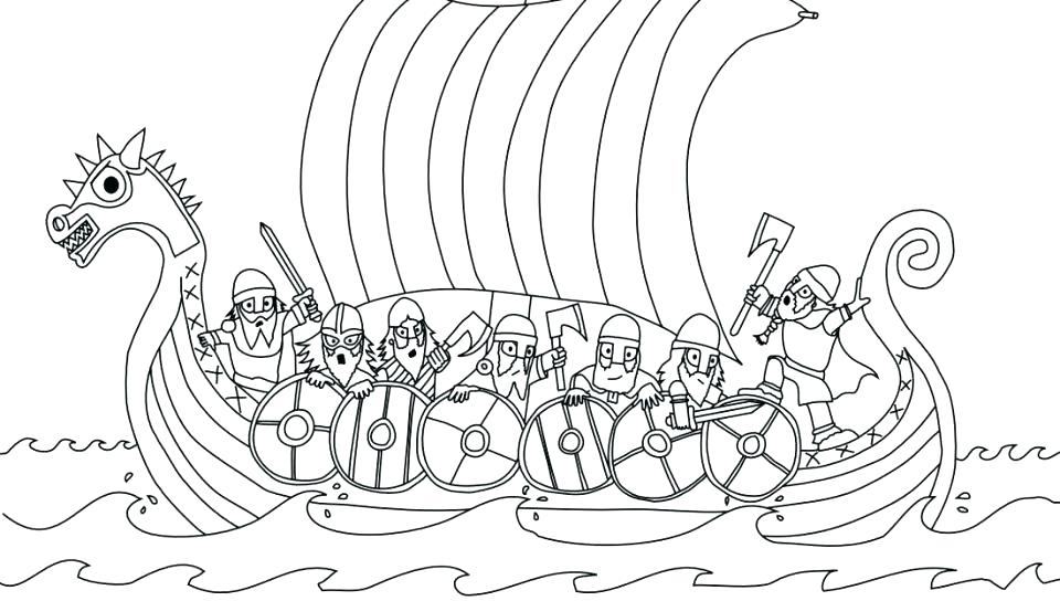 960x544 Vikings Coloring Pages