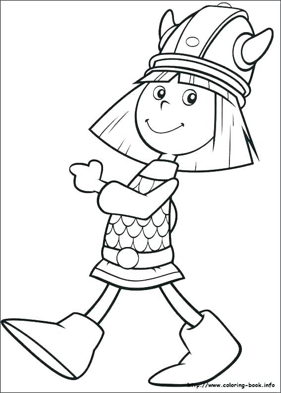 567x794 Viking Coloring Pages