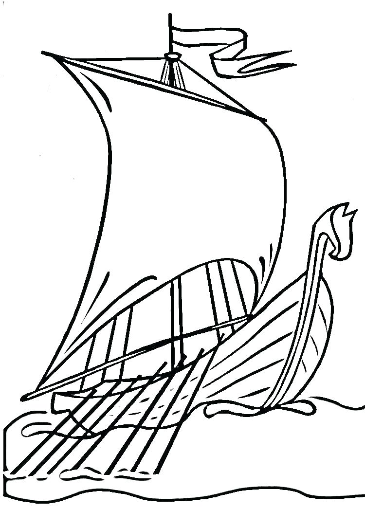 750x1046 Mayflower Coloring Sheet Viking Ship Coloring Page Printable