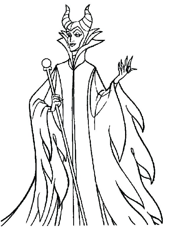600x783 Disney Villains Coloring Pages Good Villains Coloring Pages