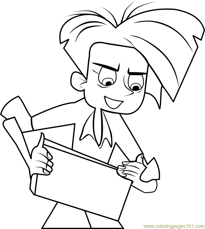 717x800 Donita Donata The Villian Coloring Page