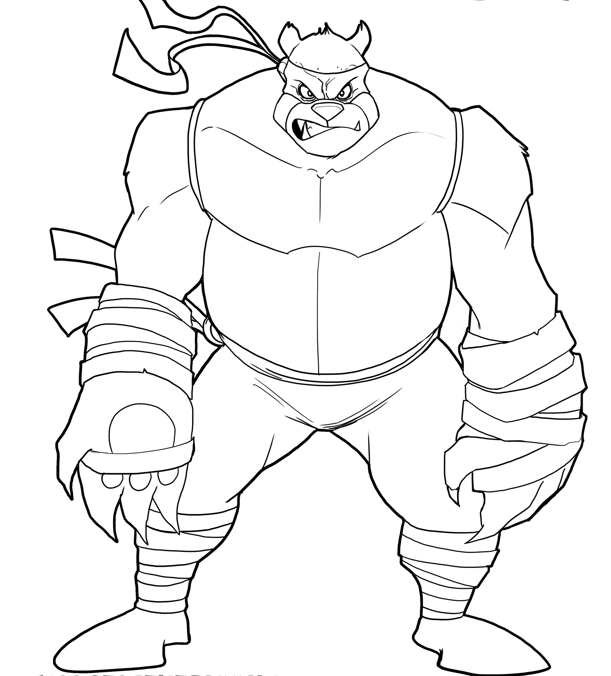 2526x2797 Ninja Turtle Coloring Pages Villains