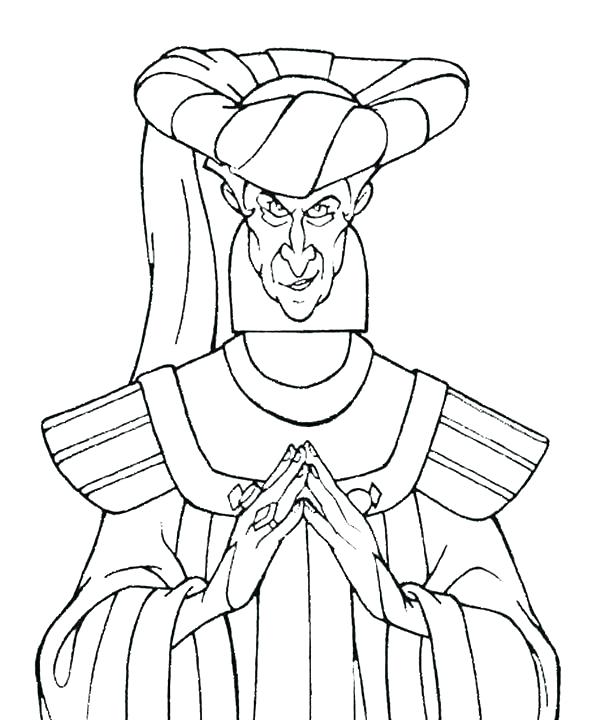 600x720 Disney Villain Coloring Pages Coloring Pages For Kids Download