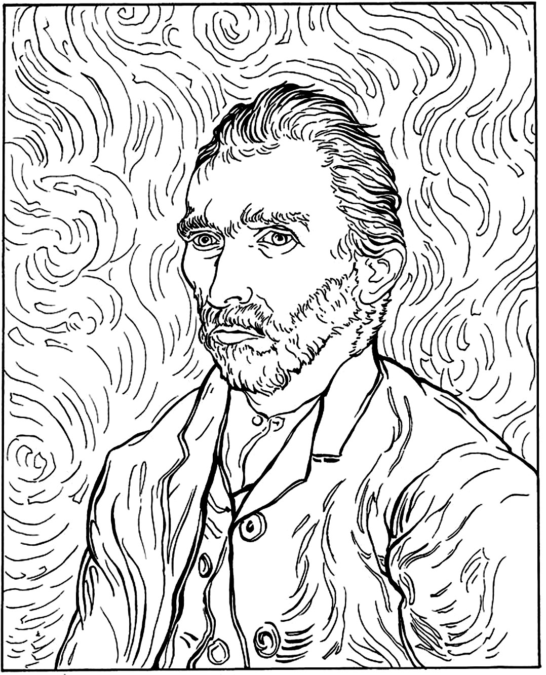 1078x1332 Van Gogh Autoportrait