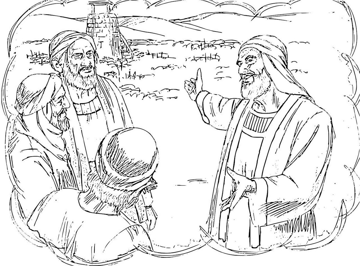 1200x887 Parable Of The Tenants Coloring Pages