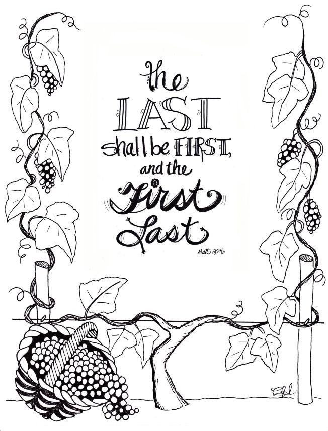 652x857 The Parable Of Workers In Vineyard Free Printable Sunday On Bible