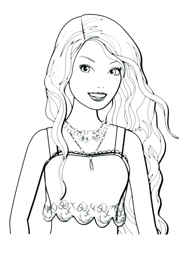 Vintage Barbie Coloring Pages at GetDrawings | Free download