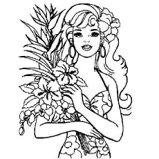 230x230 Top Free Printable Barbie Coloring Pages Online