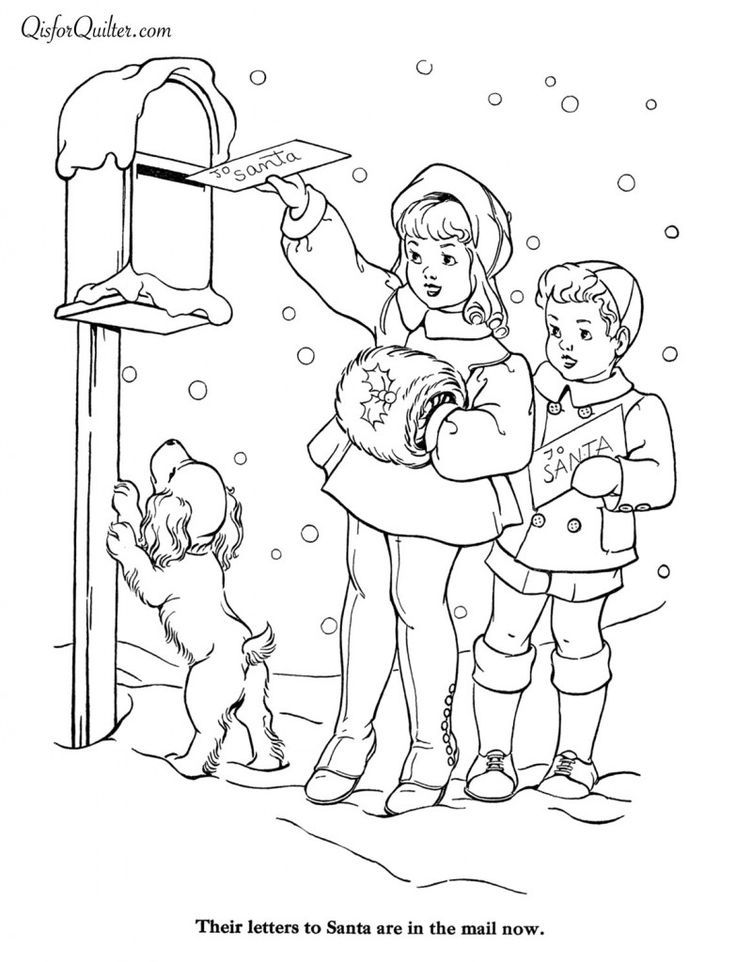 736x962 Bilderesultat For Free Vintage Christmas Design Coloring Pages