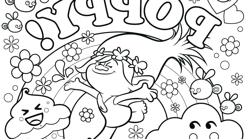 960x544 Vintage Coloring Pages Trolls Printable And Page Free Vi