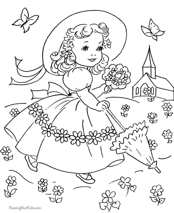 670x820 Vintage Coloring Pages Coloring Pages