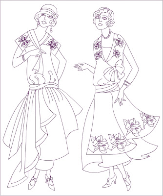 334x400 Free Coloring Pages Vintage Fashion Coloring Page Rubber
