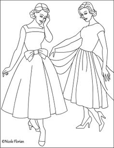 236x304 Nicole's Free Coloring Pages Vintage Fashion Coloring Pages