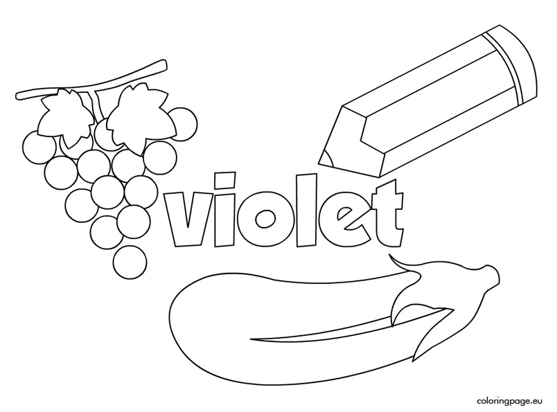 804x595 The Color Violet Coloring Page