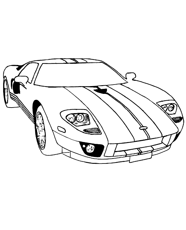 600x740 Dodge Viper Free Coloring Page To Print Or Download For Free