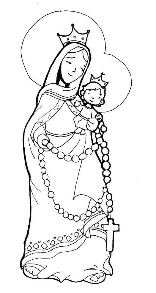 525x985 Mary Coloring Page Of Coloring Page Virgin Mary Coloring Pages