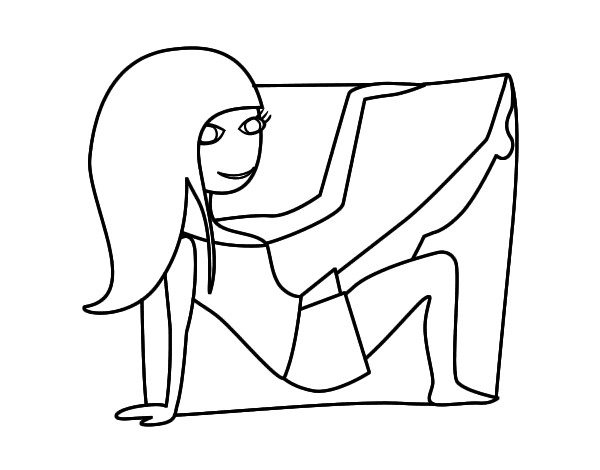 600x470 Virgo Zodiac Coloring Page