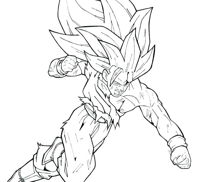 650x600 Goku Coloring Pages Printable Kid Coloring Pages Coloring Pages