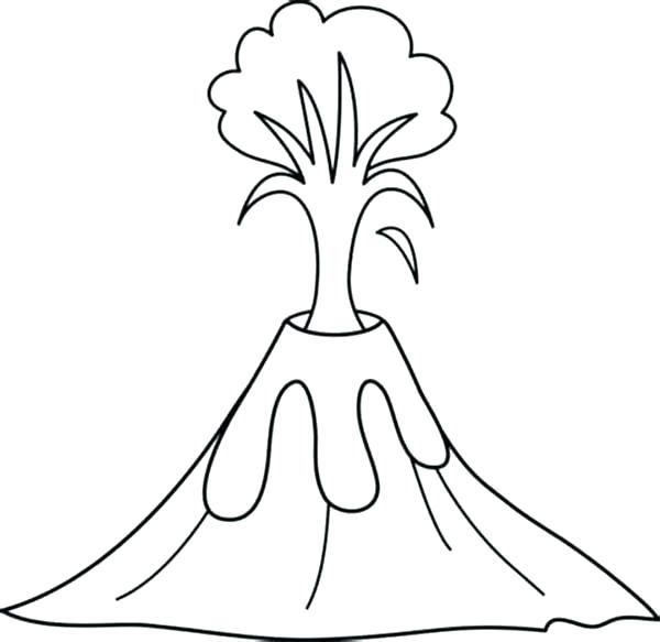 Volcano Coloring Pages To Print at GetDrawings | Free download