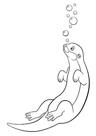 318x450 Otter Coloring Pages Finding Dory Otters Coloring Page Harry