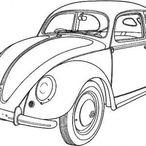 300x300 New Volkswagen Beetle Car Coloring Pages Best Place To Color