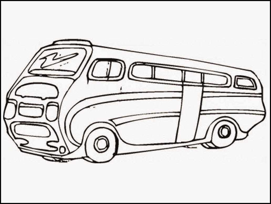 1032x776 New Buses Coloring Pages Design Printable Coloring Sheet