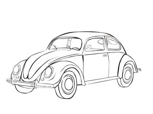 508x381 Vw Bus Coloring Pages