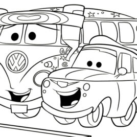 268x268 Vw Car Coloring Page Archives