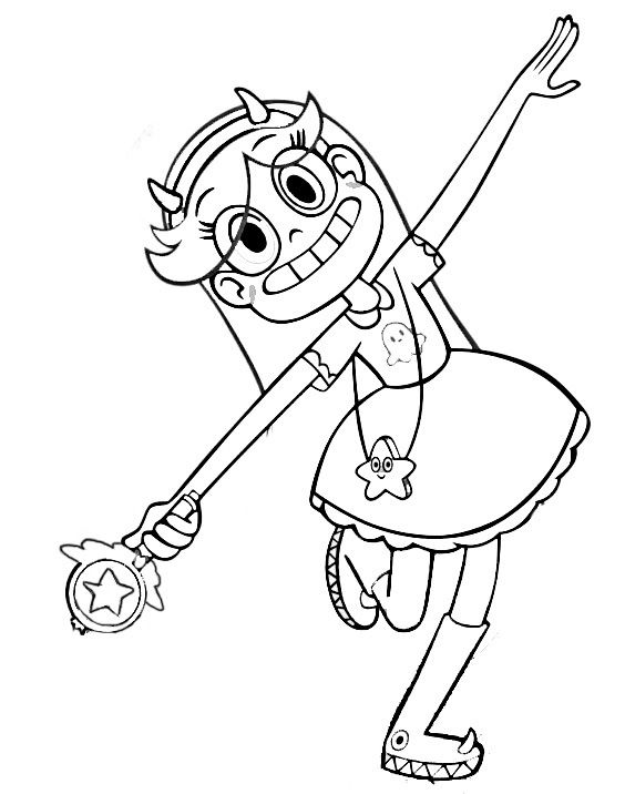 564x716 Star Vs The Forces Of Evil Coloring Pages To Download And Print