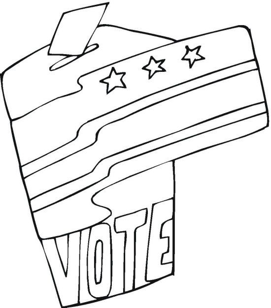 550x626 Best Election Day Coloring Pages Images On Free