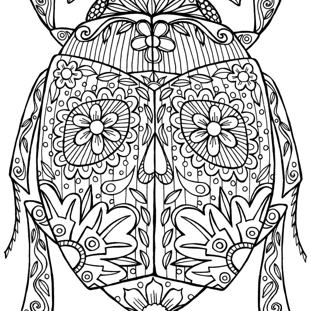 1224x1224 Inspiring Vw Beetle Coloring Pages Lovely Love Bug Of Concept