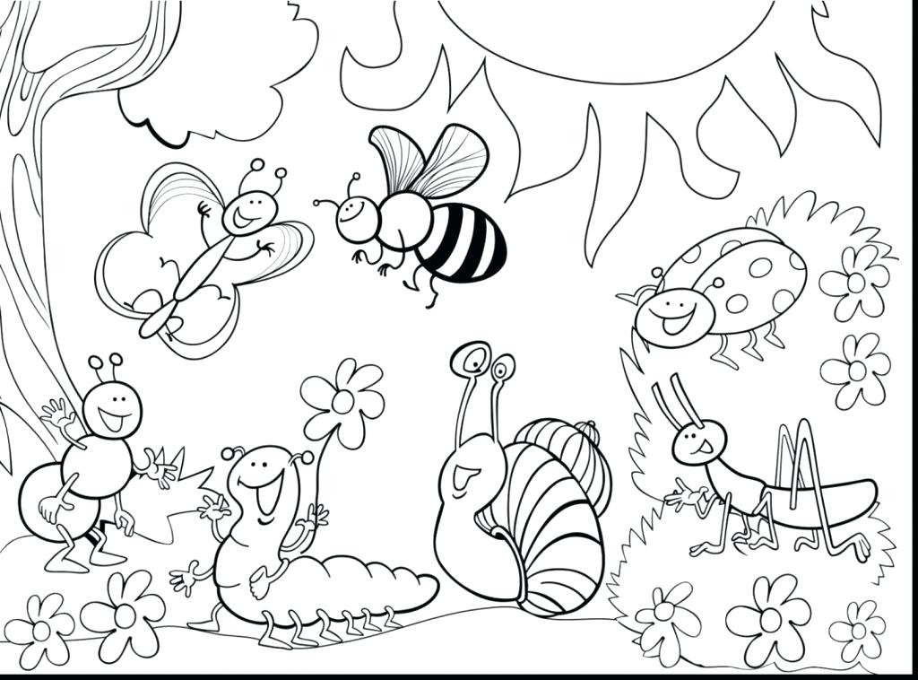 1024x758 Bug Coloring Page Bugs Coloring Pages Printable Bug Insect In Free