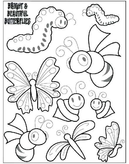 440x560 Bug Coloring Page Coloring Page Bugs Printable Bug Coloring Page